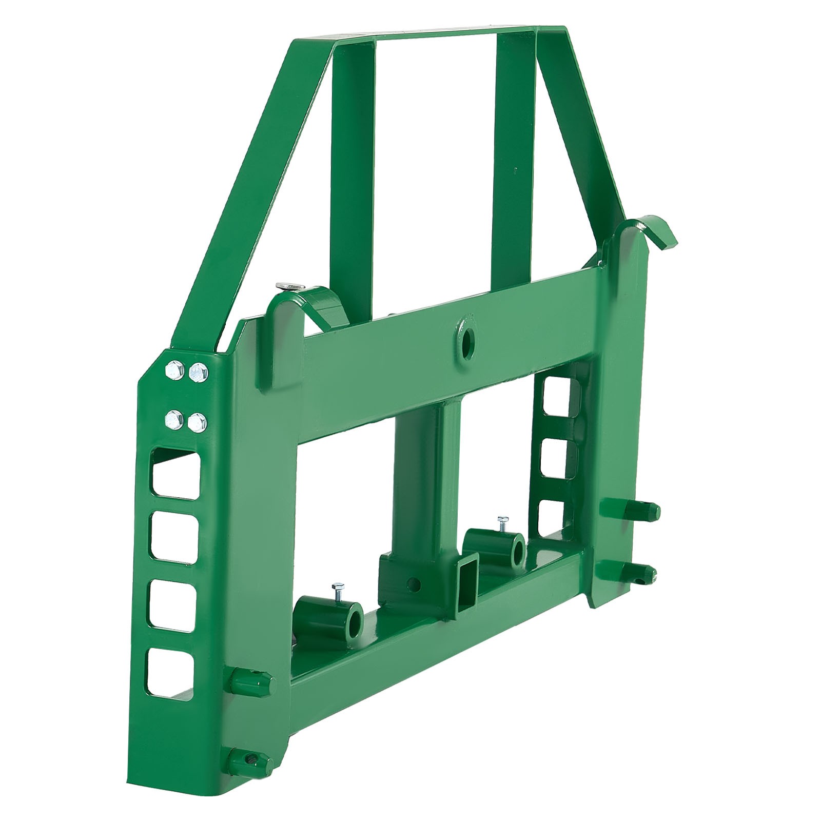 VEVOR Skid Steer Pallet Frame with Hitch Receiver & Spear Sleeves for JD Loaders