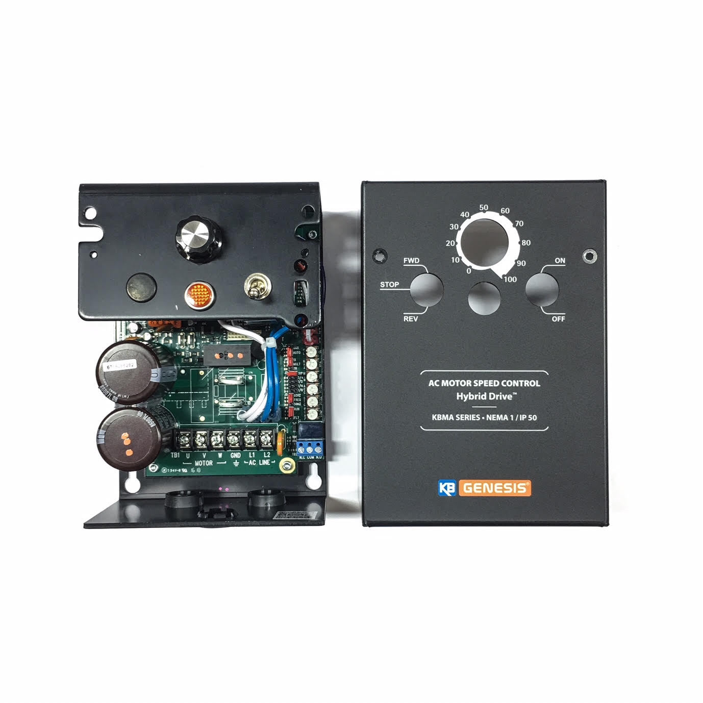 KB Electronics 9533 Adjustable Frequency Drive, KBMA-24D, 115/208-230V 1/8-1HP