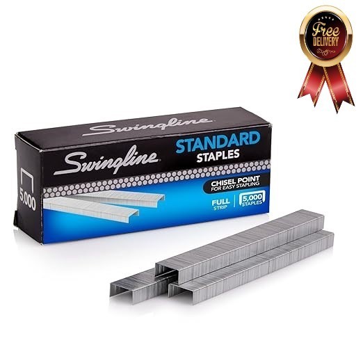 Standard Staples 1/4″ Full Strip Box of 5,000…….