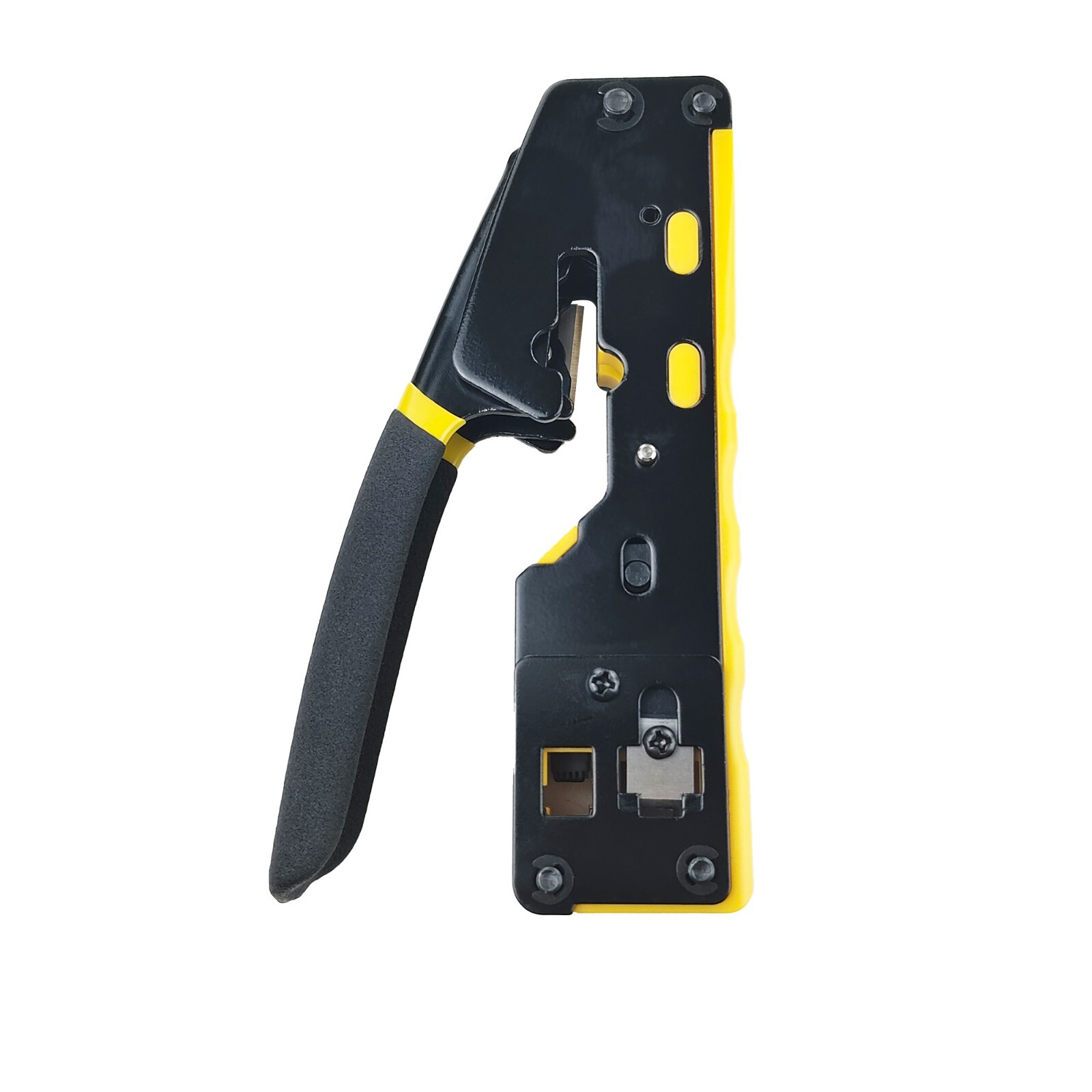 Syston Modular Plug Crimper Kit for Cat5 Cat6 RJ45 RJ11 RJ12 Network Connectors