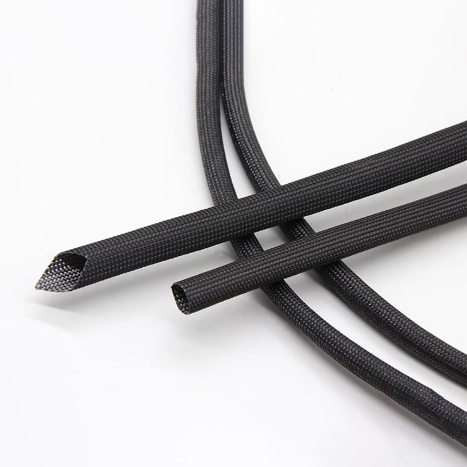 Black Heat Resistant Sleeving Cable Wire Ø 1mm-30mm High Temperature Metre 600°C