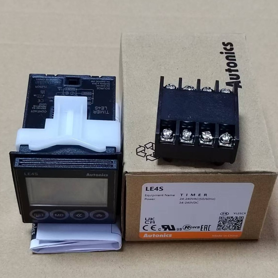 1PC LE4S NEW Autonics Digital Backlit LCD Timer IN BOX free shipping