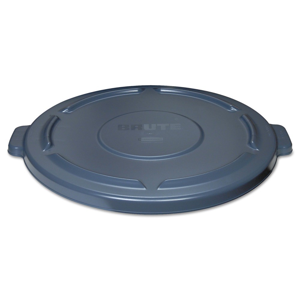 Rubbermaid Commercial 264560GY 24.5 in. BRUTE Self-Draining Lids – Gray New