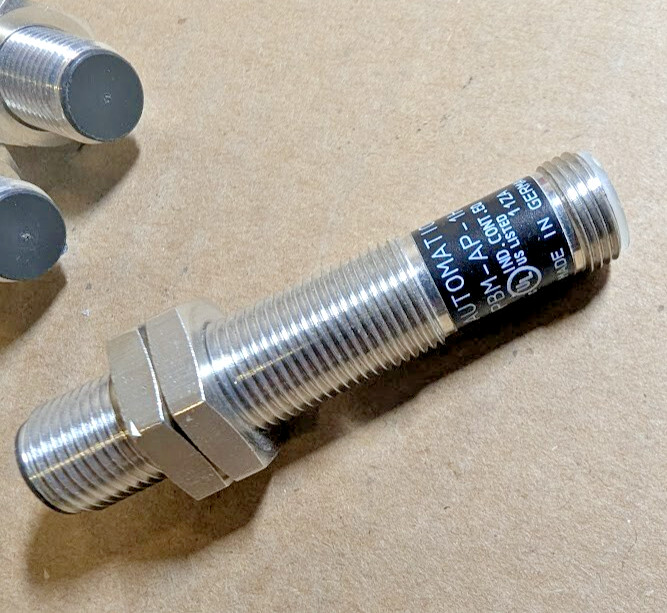 AutomationDirect PBM-AP-1H Inductive Proximity Sensor, 12mm, 1NO, PNP, 24V (New)