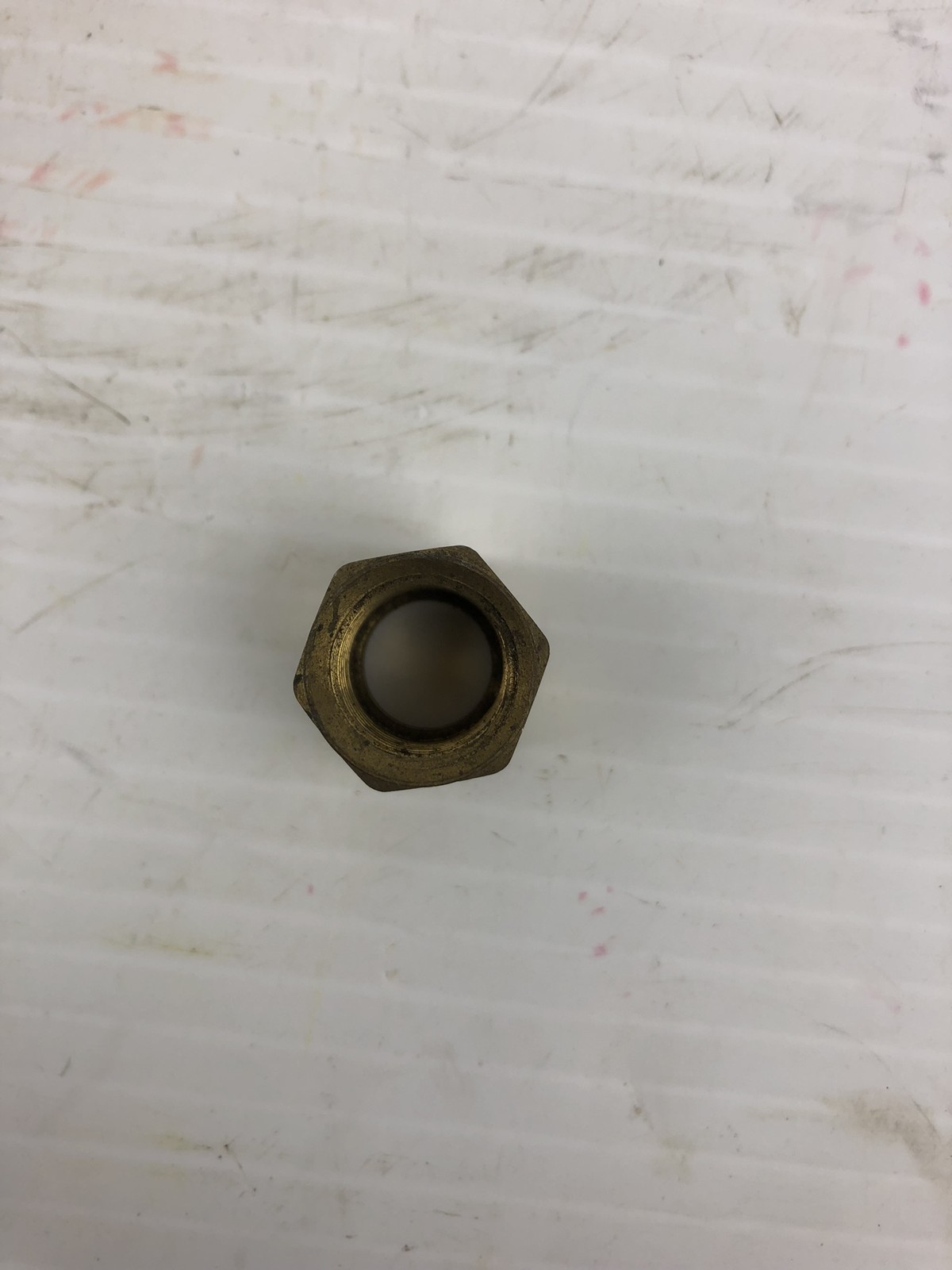 Western Enterprises 5/8″ Brass Oxygen Nut – Lot of 13