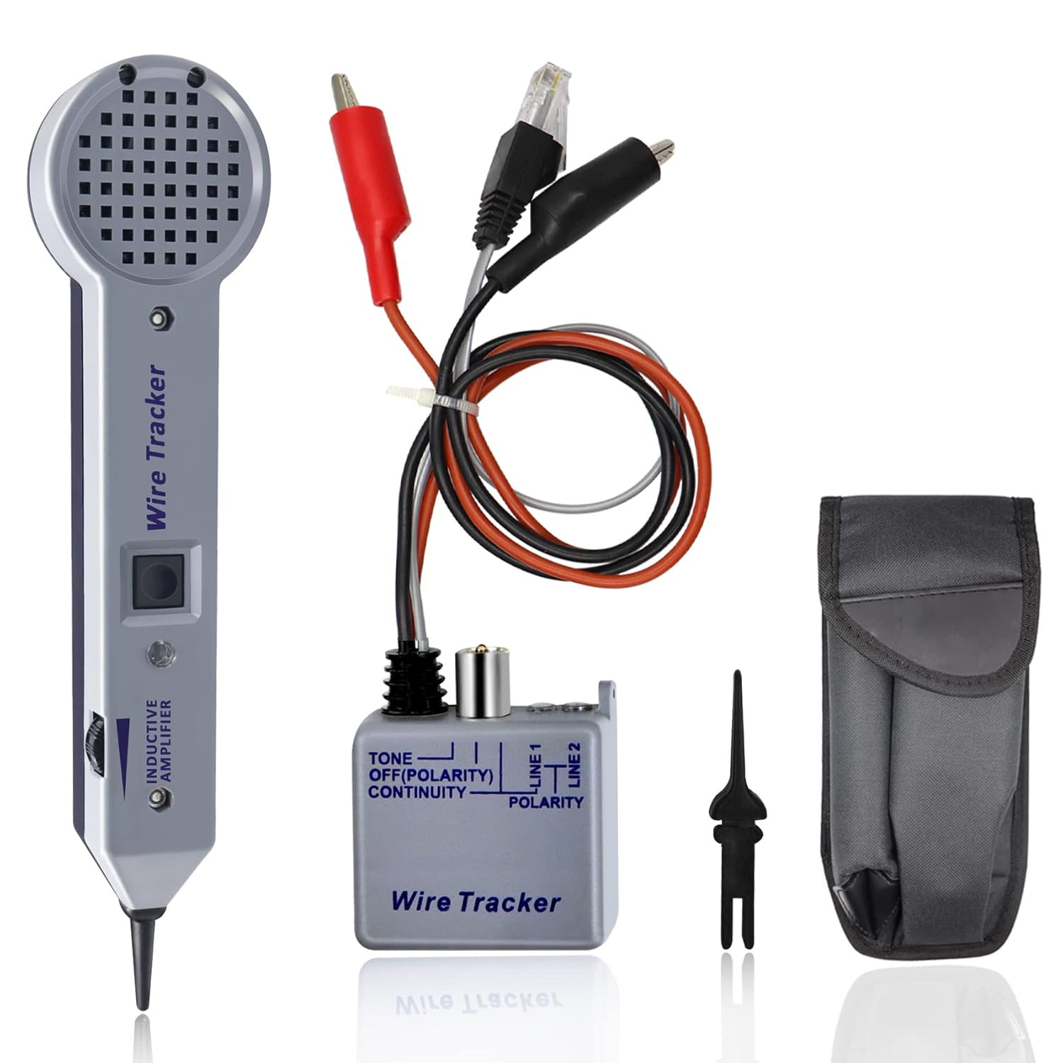 Tone Generator Kit, Wire Tracer Circuit Tester, Tone Tracing Probe Kit, 200EP Hi