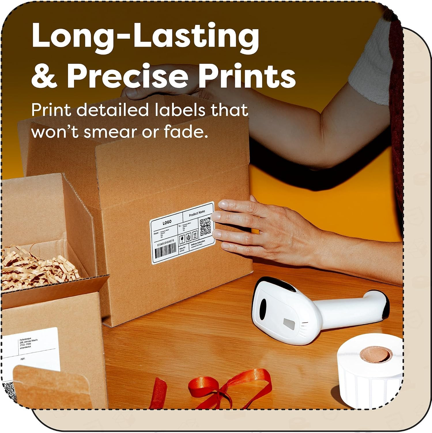 3.5″ X 1.5″ Direct Thermal Labels (9000 Count, 10 Rolls) | Inventory Barcode Sti