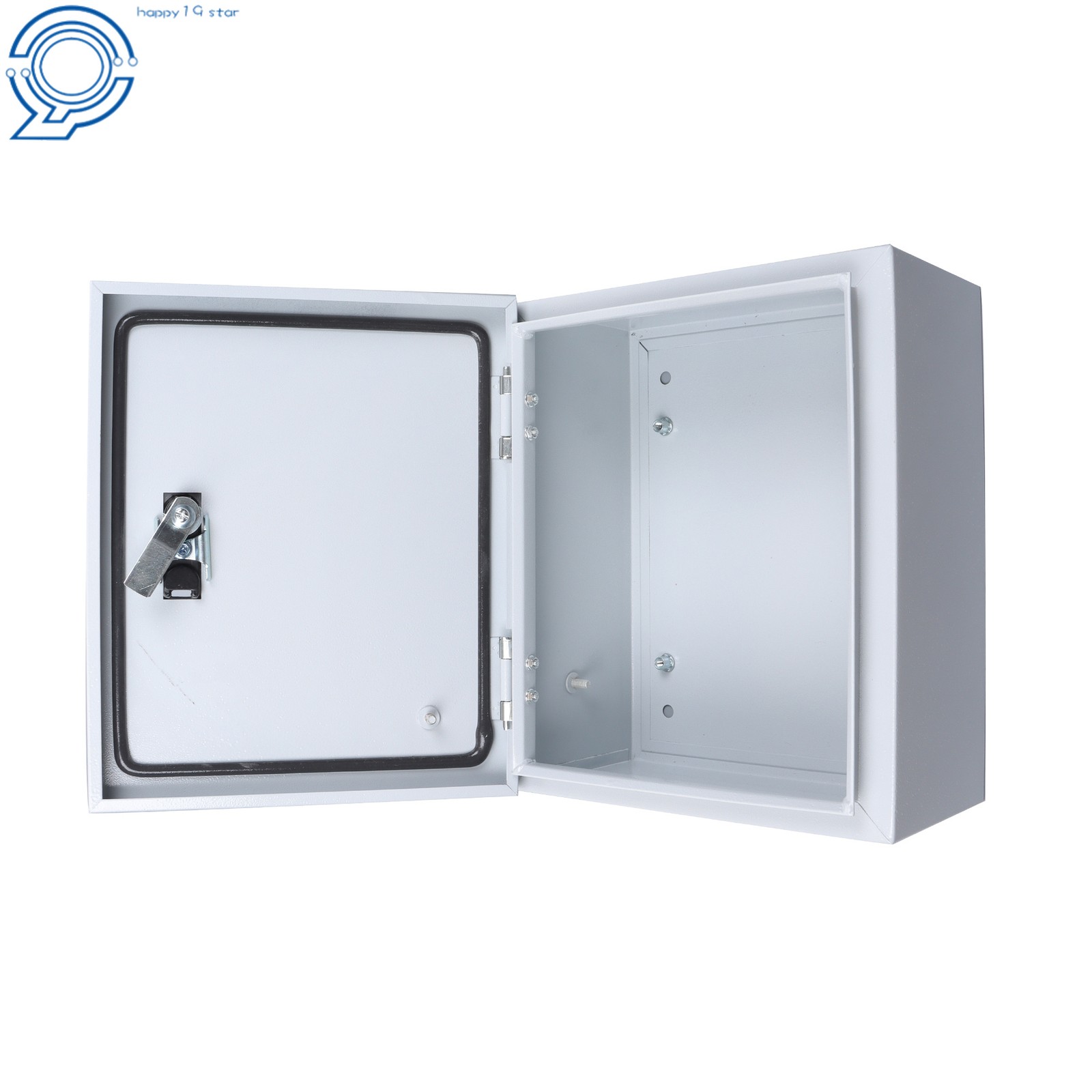12x10x6″ NEMA 4X IP66 Steel Enclosure Box Weatherproof Lockable w/Mounting Plate
