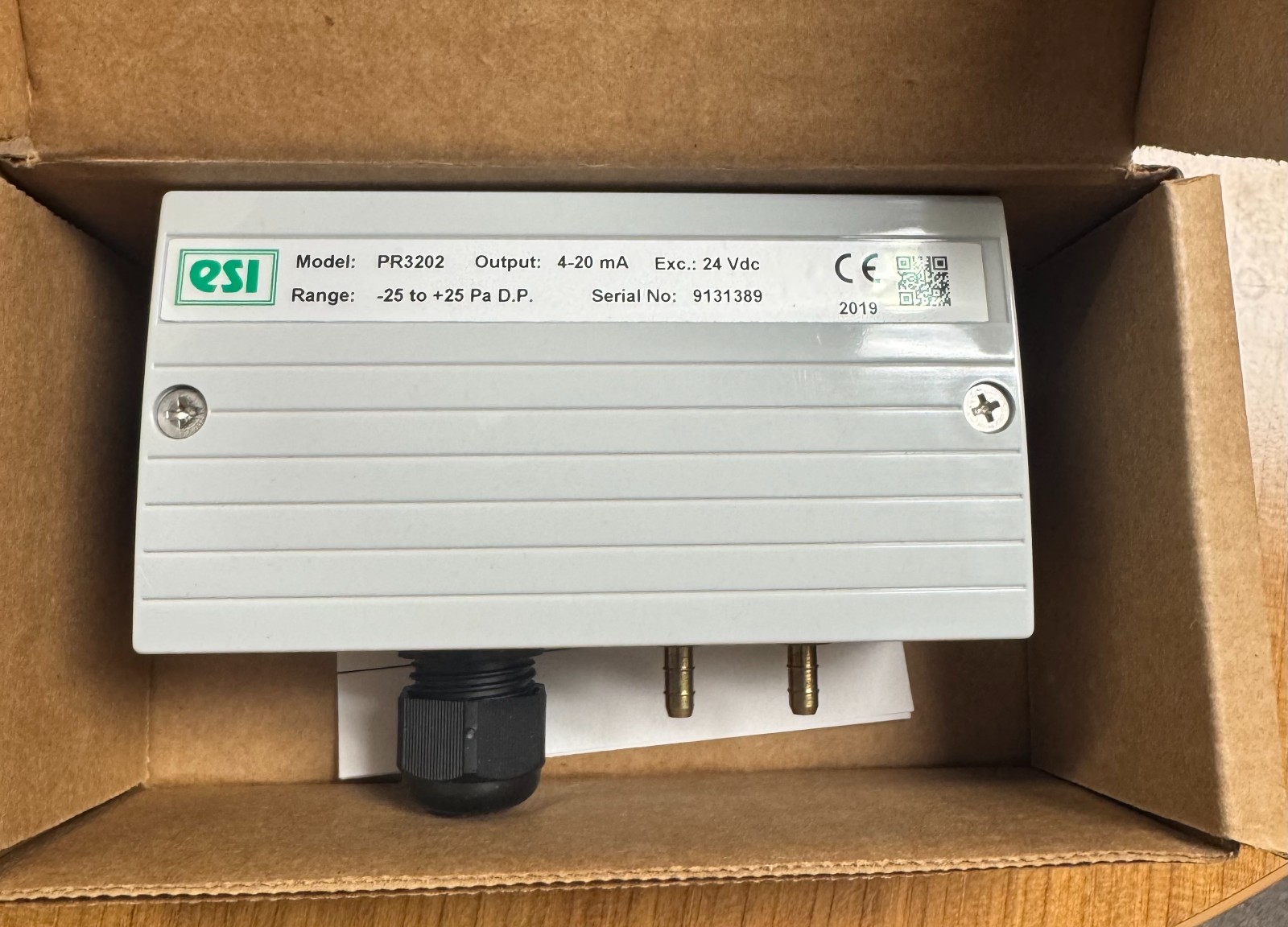 ESI PR3202 Pressure Differential Transmitter