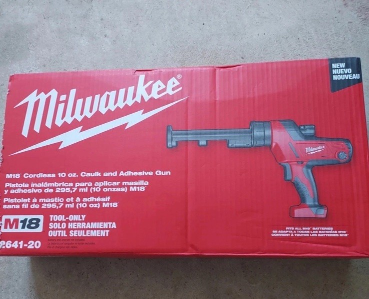 Milwaukee 2641-20 M18 18 Volt Cordless 10 Oz Caulk And Adhesive Gun (Bare Tool)