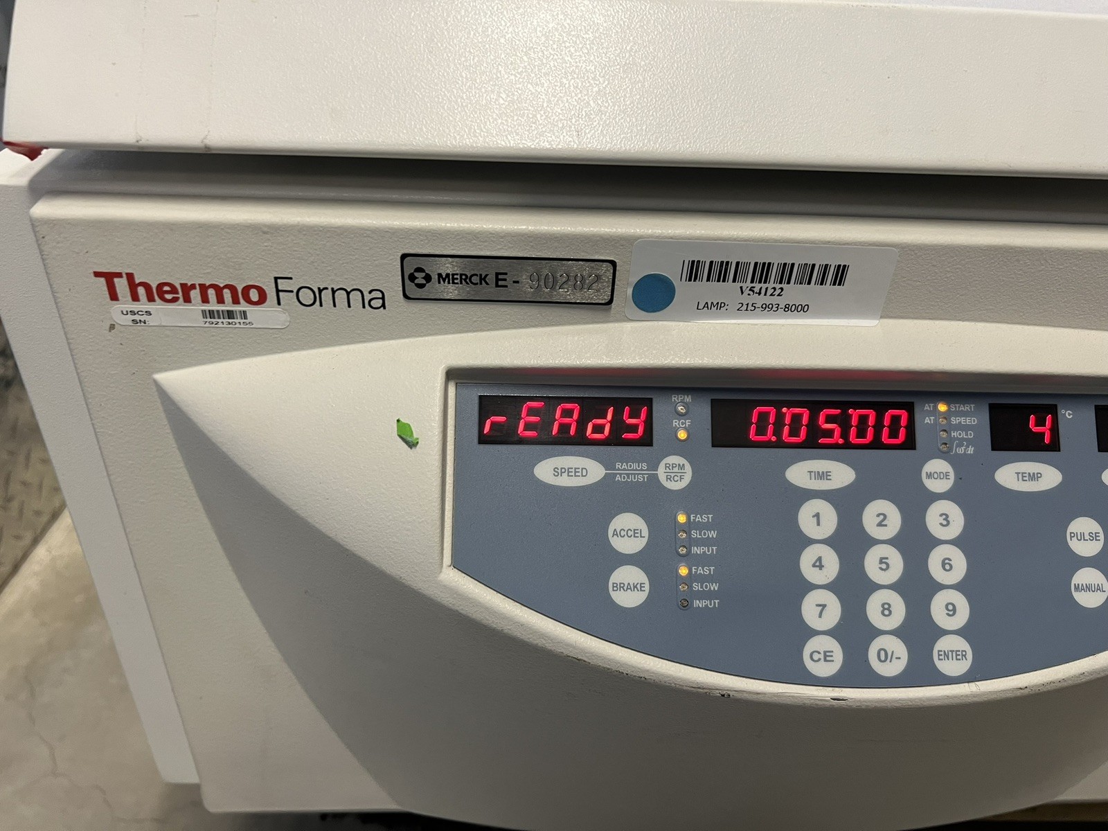 Thermo Forma 1L HPR 5696 16,800 RPM high performance refrigerated centrifuge