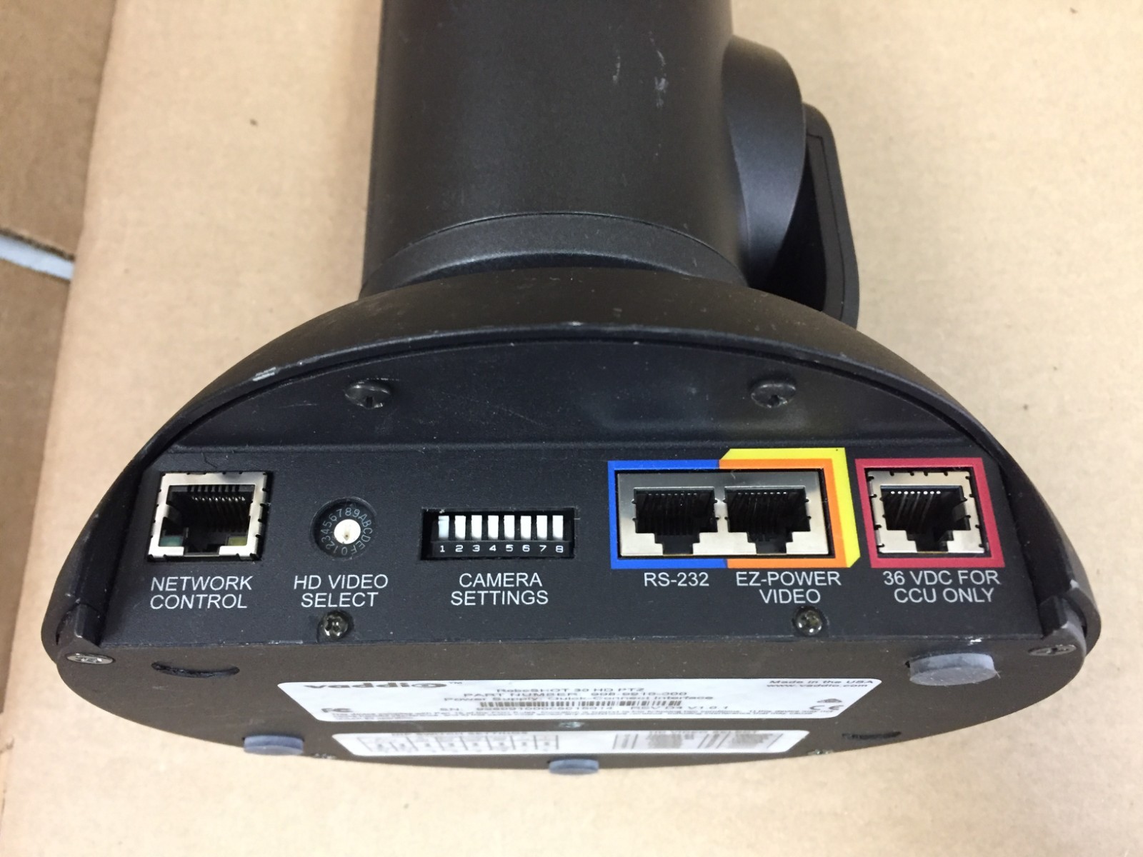 Vaddio RoboSHOT 30 HD PTZ 998-9910-000 Conferencing Video Camera Only -Untested