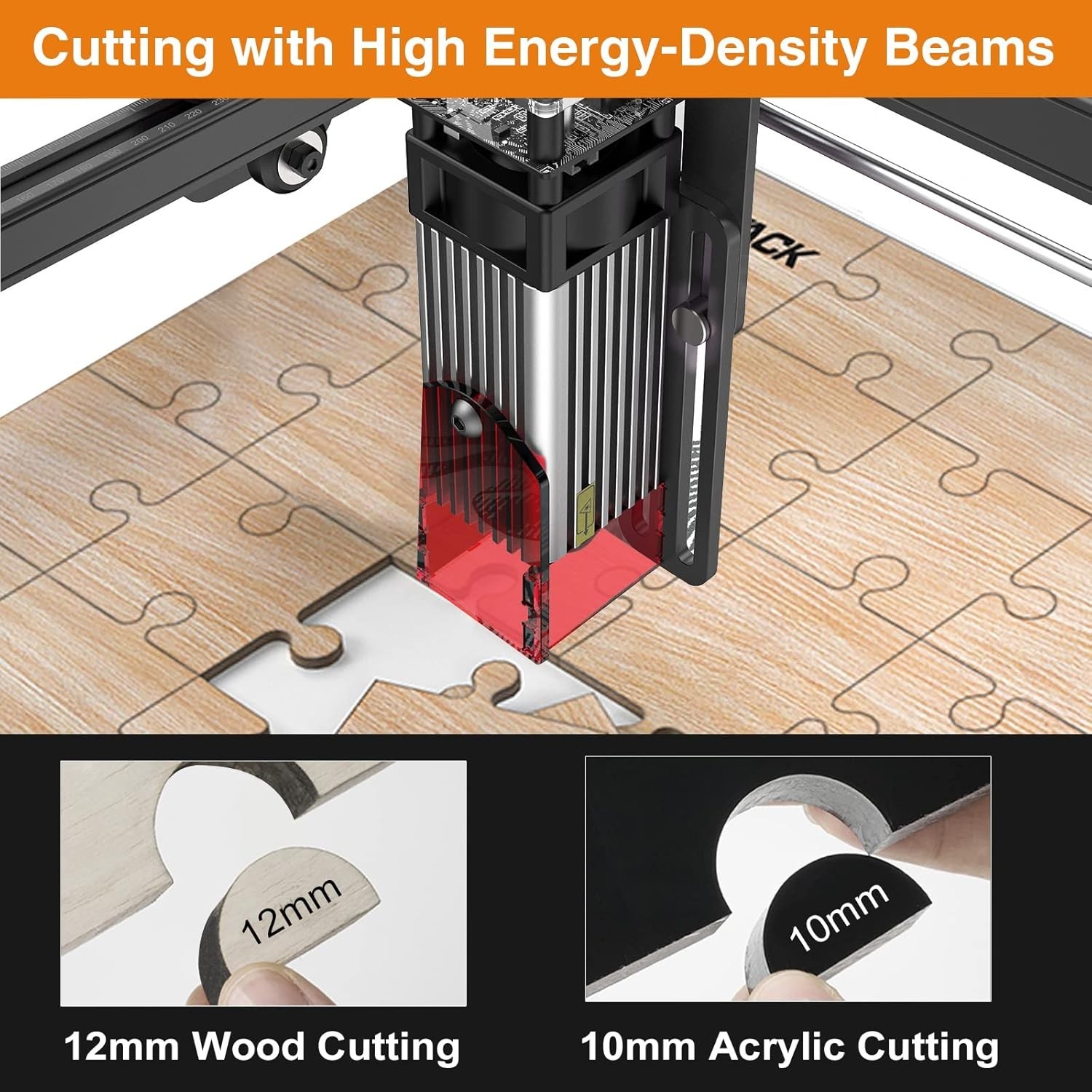 Used Atomstack A5 Pro Laser Engraver 40W DIY CNC Cutter for Wood Metal 410x400mm