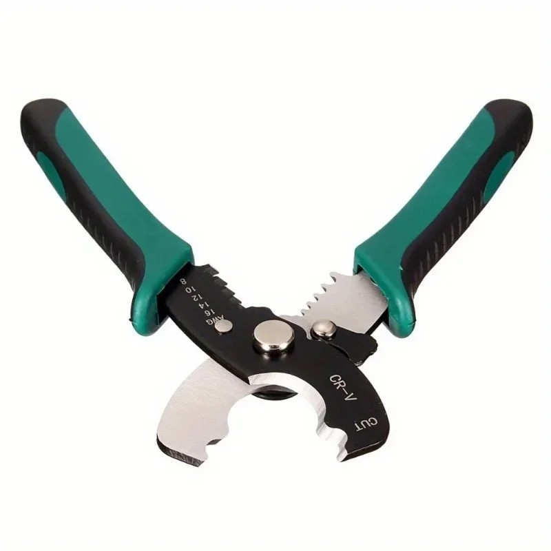 8in Wire Stripper Cutter Pliers Cable Crimping Tool Electrician 1.6-4.0mmA