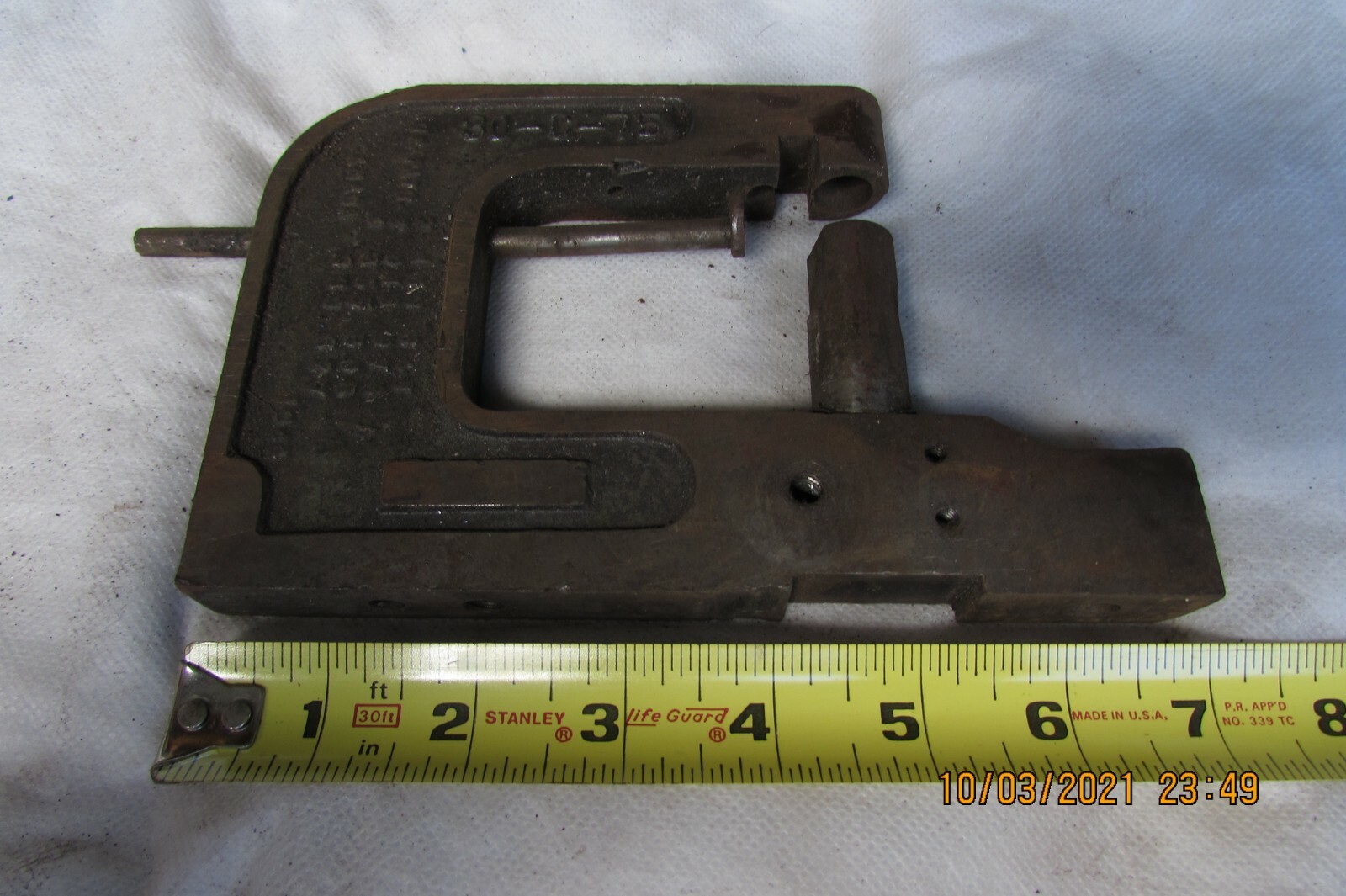 WALES UNITS STRIPPIT UNIPUNCH STYLE 30-C-75 PUNCH C-FRAME DIE SET PRESS