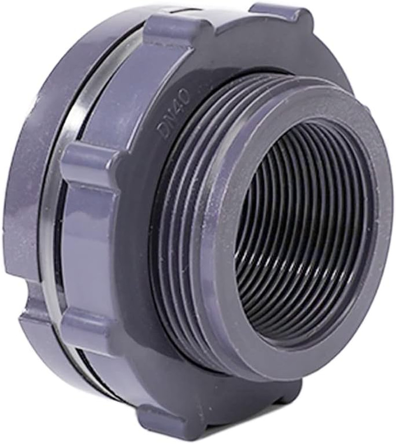 2 Inch PVC Bulkhead Fitting for Water Barrel, Water Tank, Rain Barrels,Npt2 Fema
