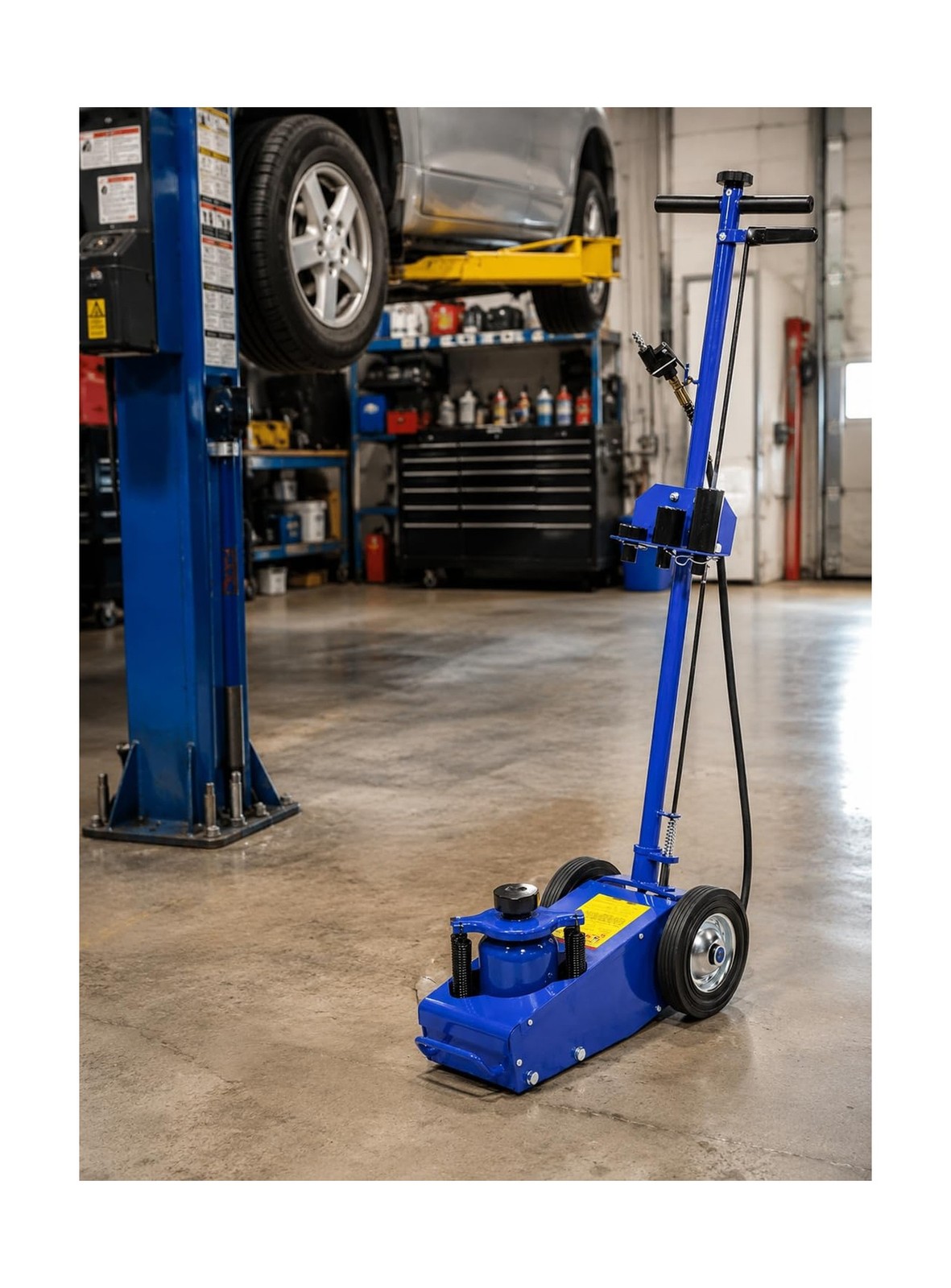 Stark USA 22 Ton Hydraulic Floor Jack Air-Operated Axle Bottle Jack with (4) …
