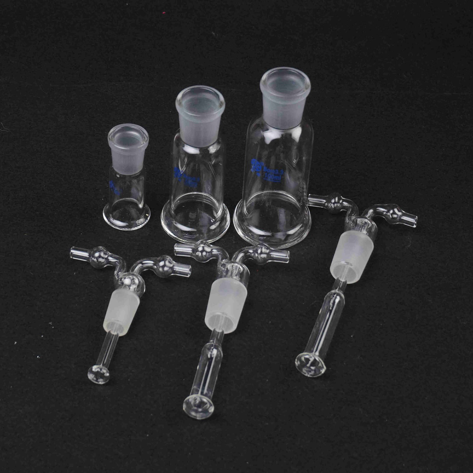100ml/150ml/250ml/500ml Borosilicate Glass Monteggia Gas Washing Bottle Lab