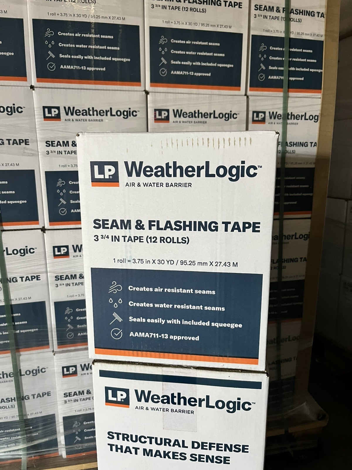 LP WeatherLogic Seam & Flashing Tape 3 3/4 Inch Tape (12 Rolls)