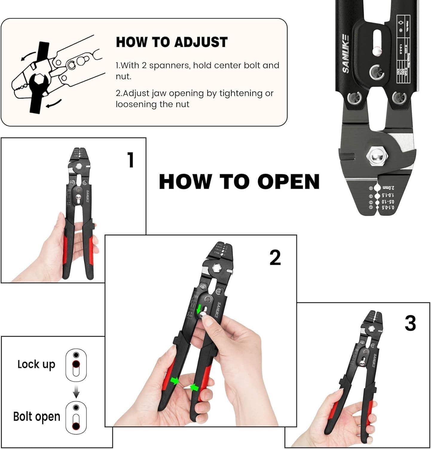 Stainless Steel Cable Crimper Kit with 140pcs Sleeves\