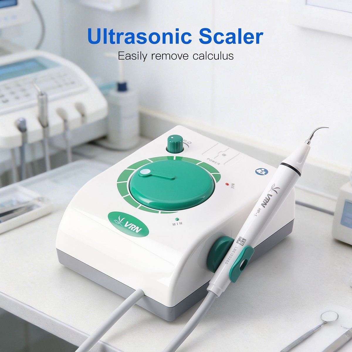 UPS VRN Dental Portable Ultrasonic Piezo Scaler A8 LED Detachable Handpiece