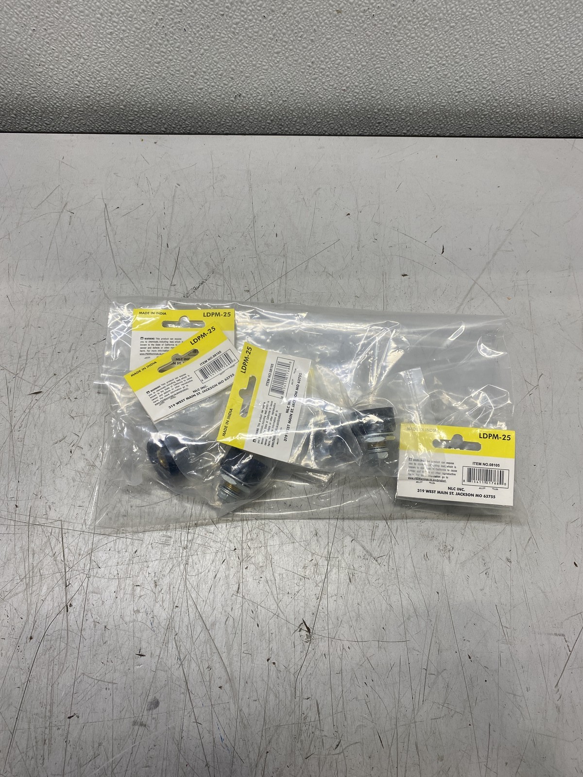 Lot of 5 Lenco LDPM-25 Machine Panel Socket 08105