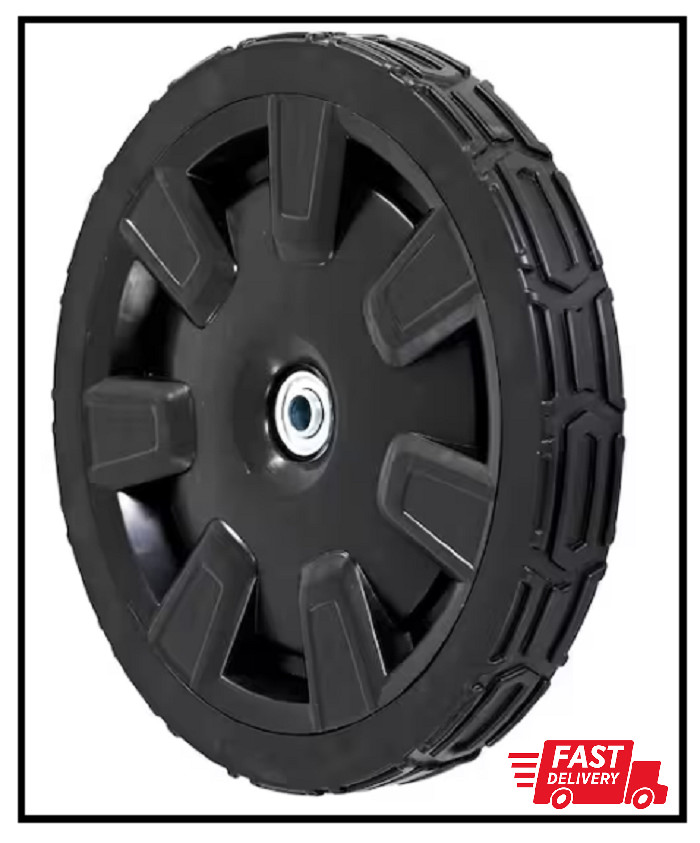 YARDMAX Replacement Free/Non-Drive Rear Wheel 11 in X 1.6 in for Lawn Mowers