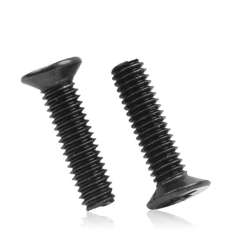 M2 M2.5 M3 M4 M5 M6 Black Steel Phillips Countersunk Head Machine Screws Bolts