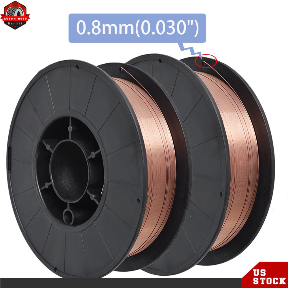 11-lb Roll 2Pack ER70S-6 .030″ (0.8mm) Mild Steel MIG Welding Wire