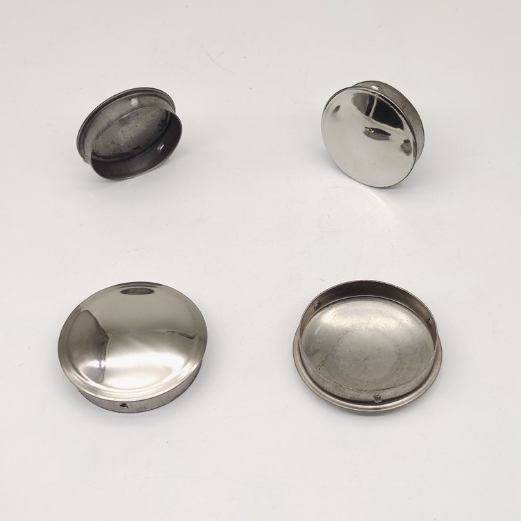 Round 304 Stainless Steel Blanking End Caps Tube Pipe Inserts Plug Bung 9-114mm