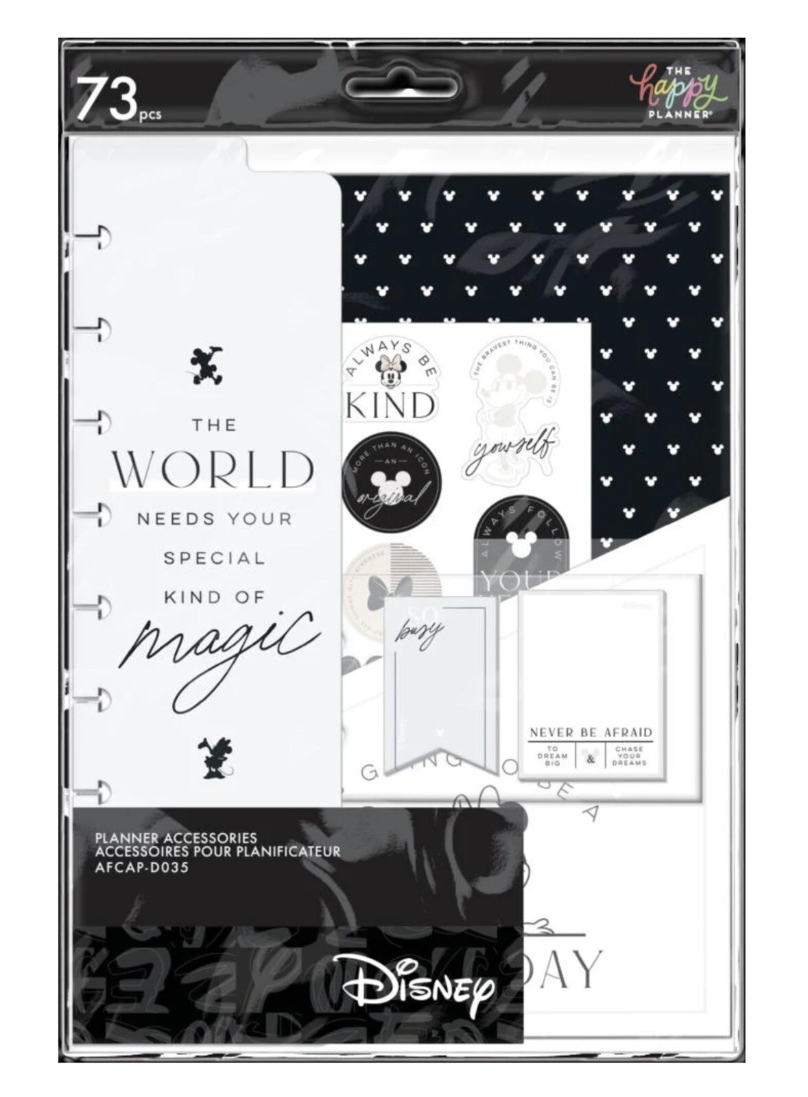 The Happy Planner – Disney Modern Mickey & Minnie Mouse Classic Accessory Pack