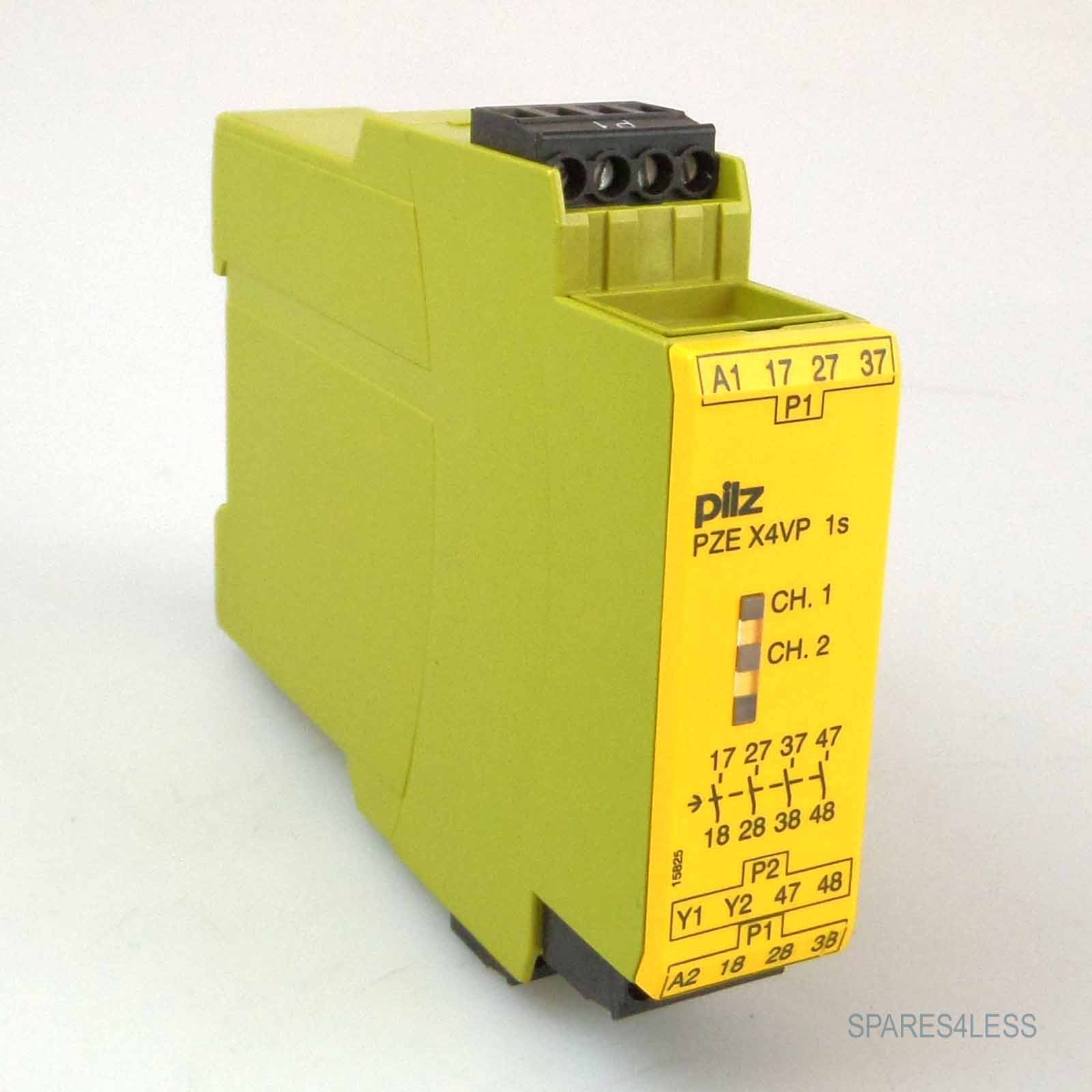 Pilz safety switchgear PZE X4VP 1/24VDC 4n/o fix 777581 GEB
