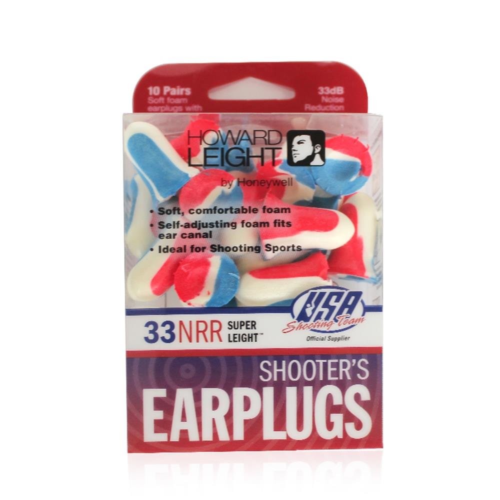 Howard Leight by Honeywell Super Leight USA Disposable Foam Shooting Earplugs…