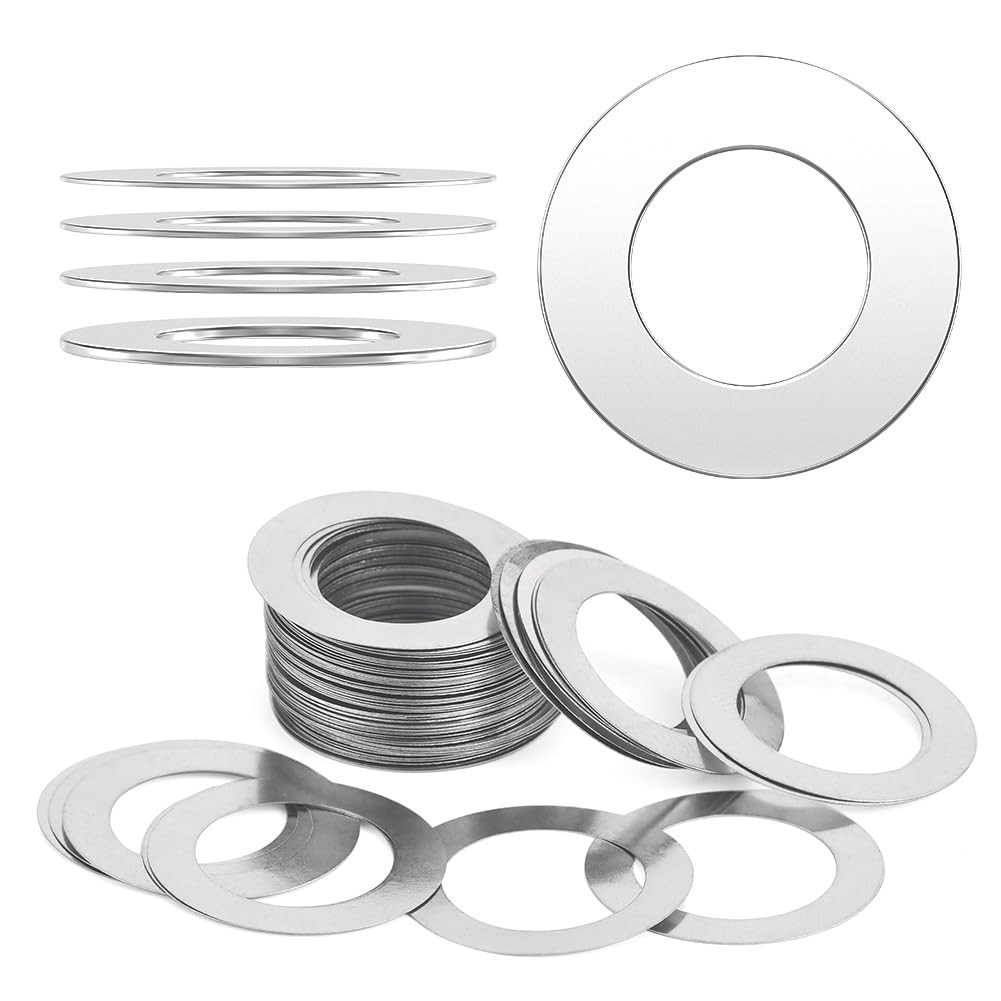 Shim Washer 10 X 16 Precision Spacers Kit 80 Pcs 20 Units X 0.1/0.2/0.3/0.5Mm Th
