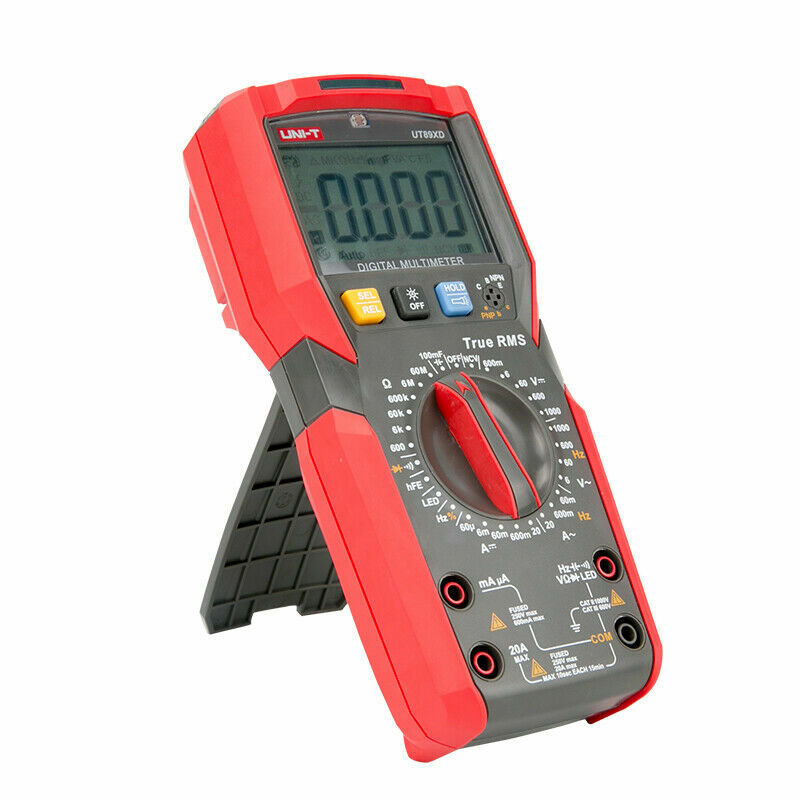 UNI-T UT89XD Digital Multimeter ,LED Tester With A Magnetic Hanger Loop Strap✦Kd