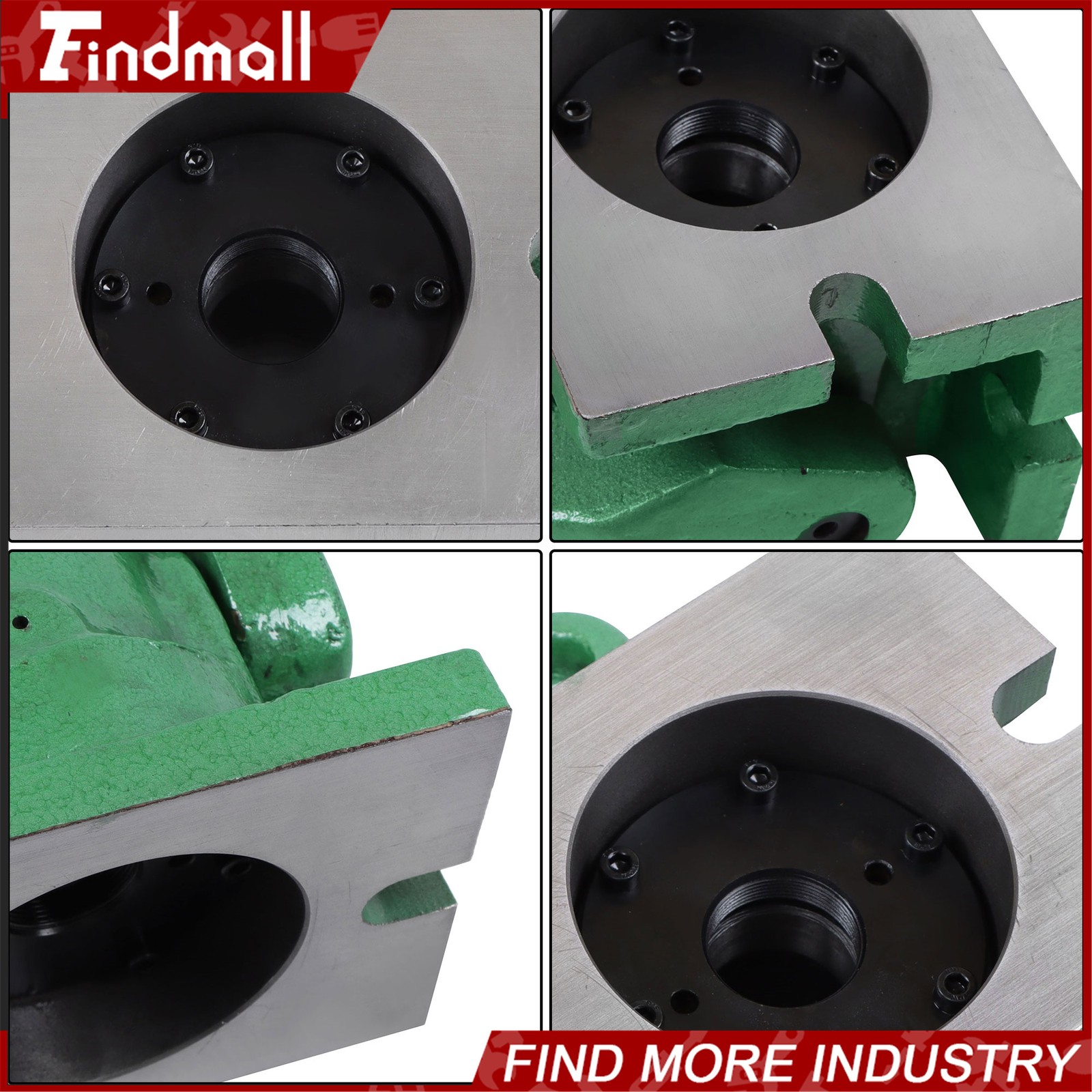 Findmall 5C Collet Fixture Dead Length Chuck Fixture Horizontal Vertical Mill