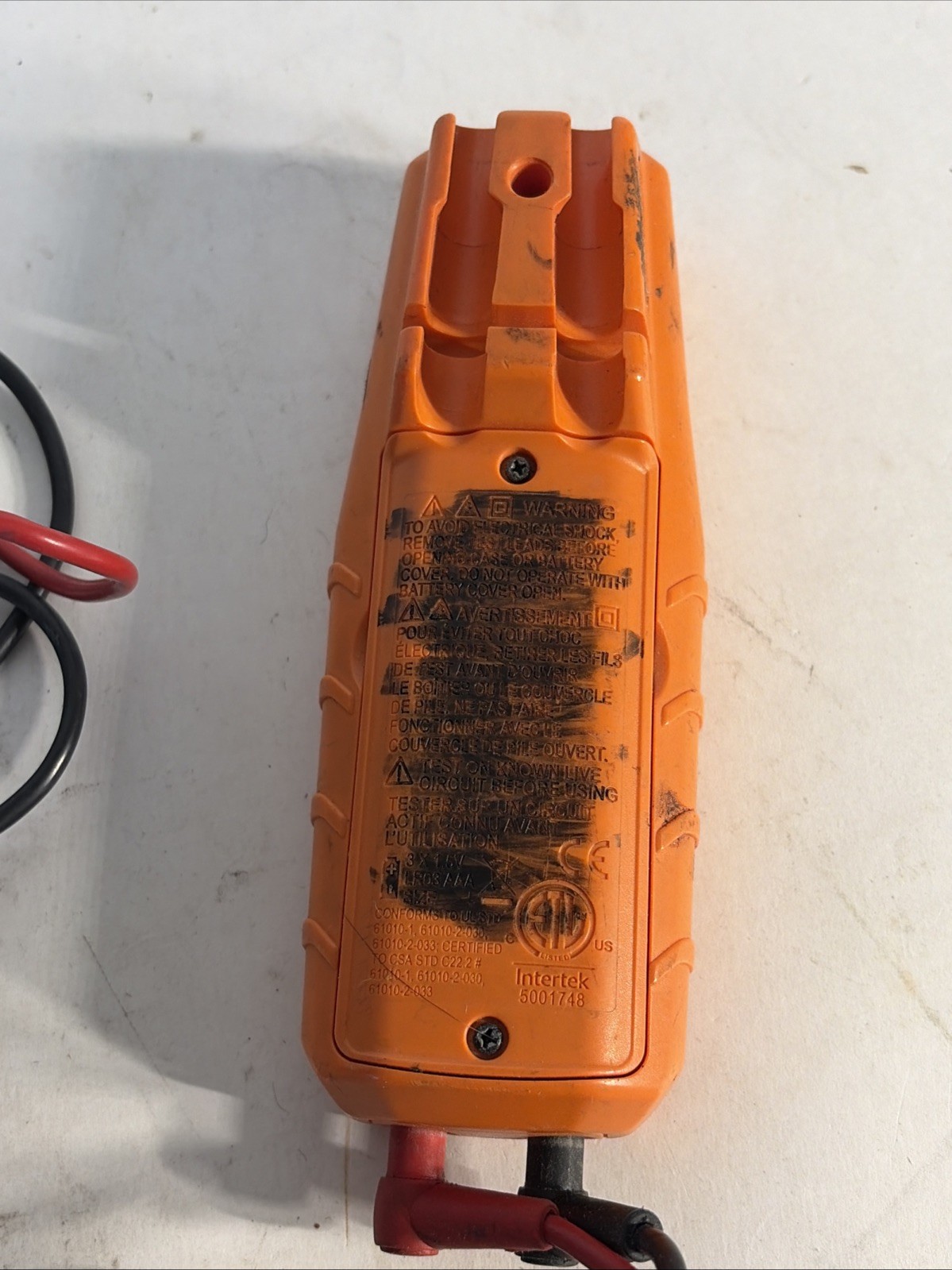 Klein Tools Tough Meter IP53 ET250 Voltage Tester Cat IV 600V