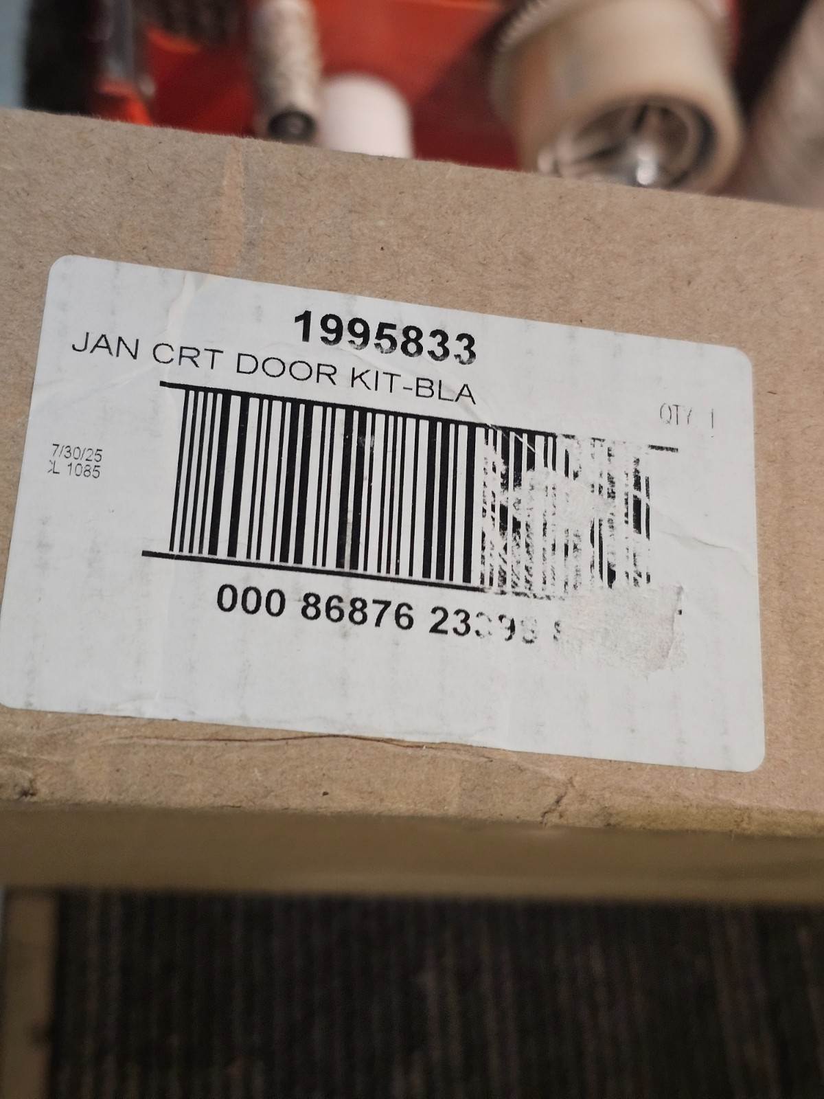 Rubbermaid 1995833 Janitorial Cleaning Cart Locking Door, For 9T79, 9T72 Black