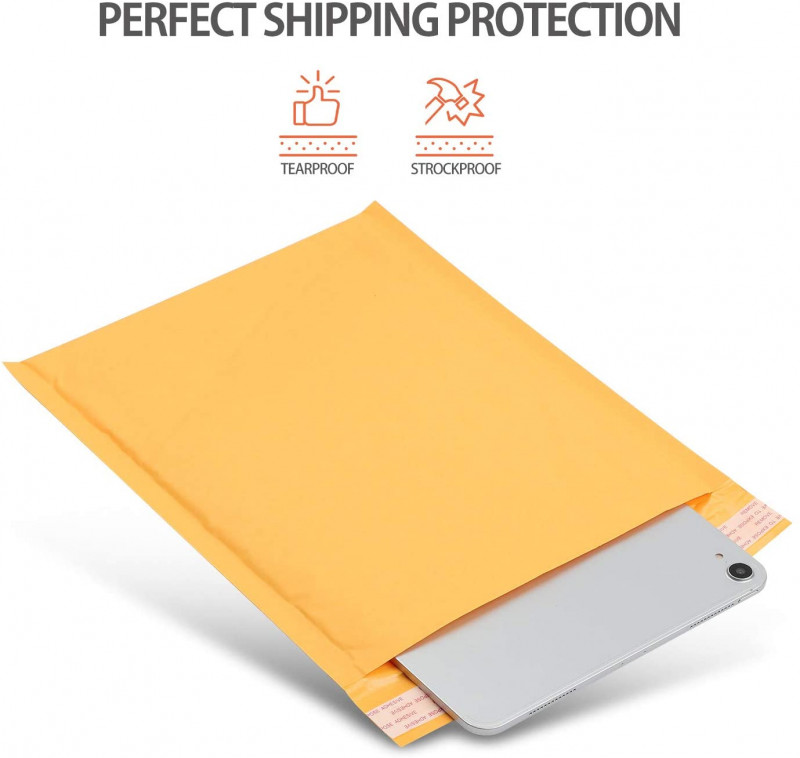 5pcs Kraft Paper Envelope Bubble Bag Unique Bubble Bag Express Delivery