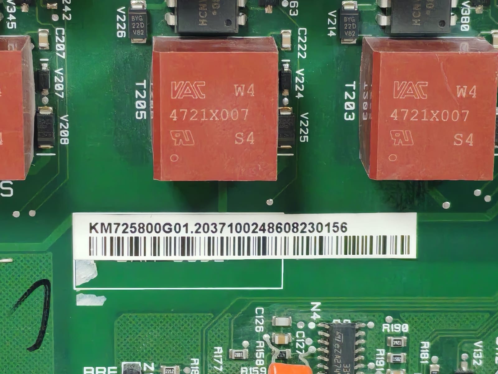 KONE 725803 H01 V3F25 Inverter Board KM725800G01