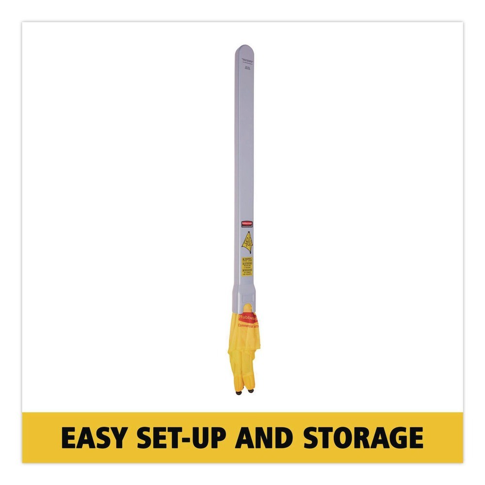Rubbermaid Commercial 9S0100YL Multilingual Pop-Up Wer Floor Safety Cone New
