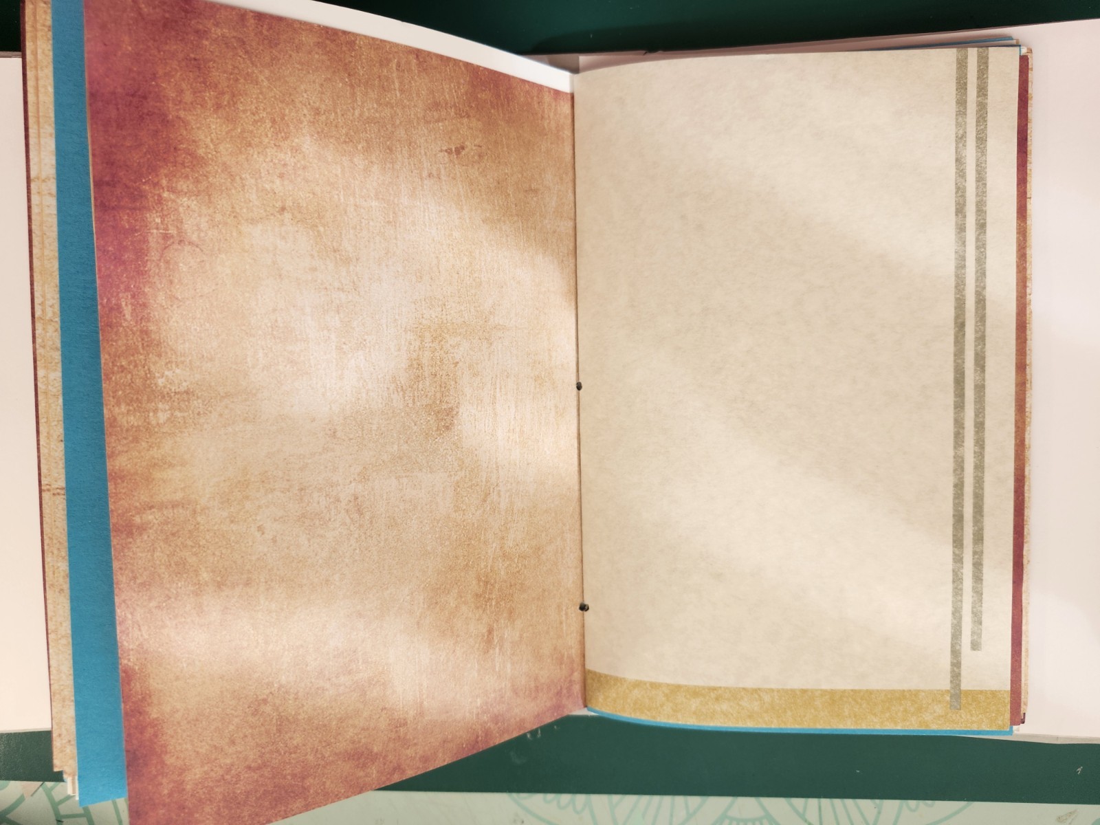 Handmade XL BLANK NAKED JUNK JOURNAL 200pgs! 9x6x3.25
