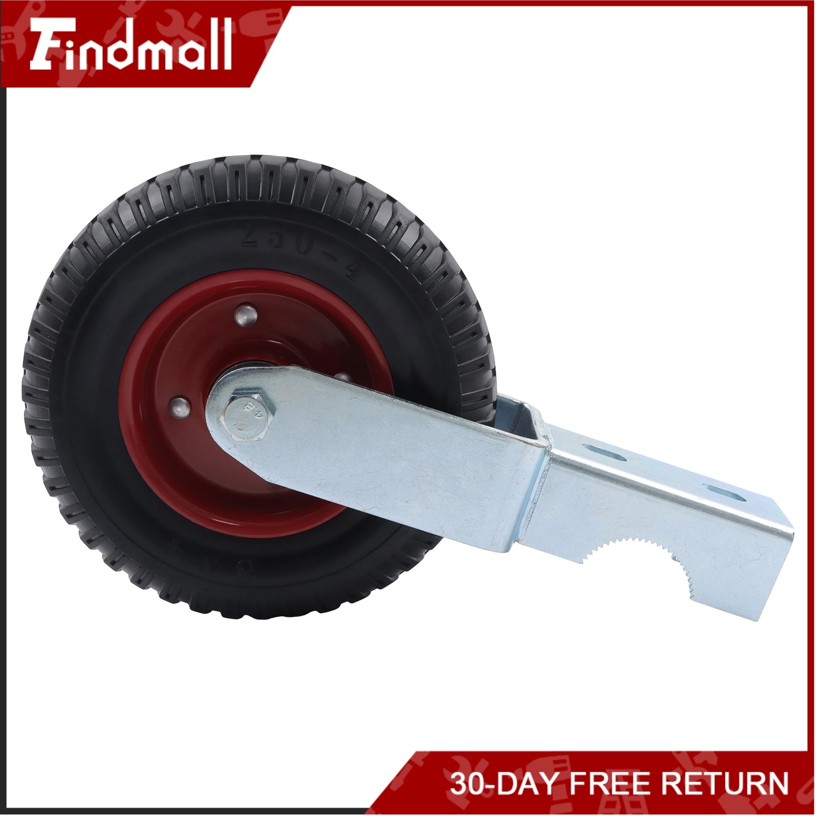 Findmall For Chain Link Fence 1-5/8-2In Diameter 8″ Caster Wheel Gate 400Lbs