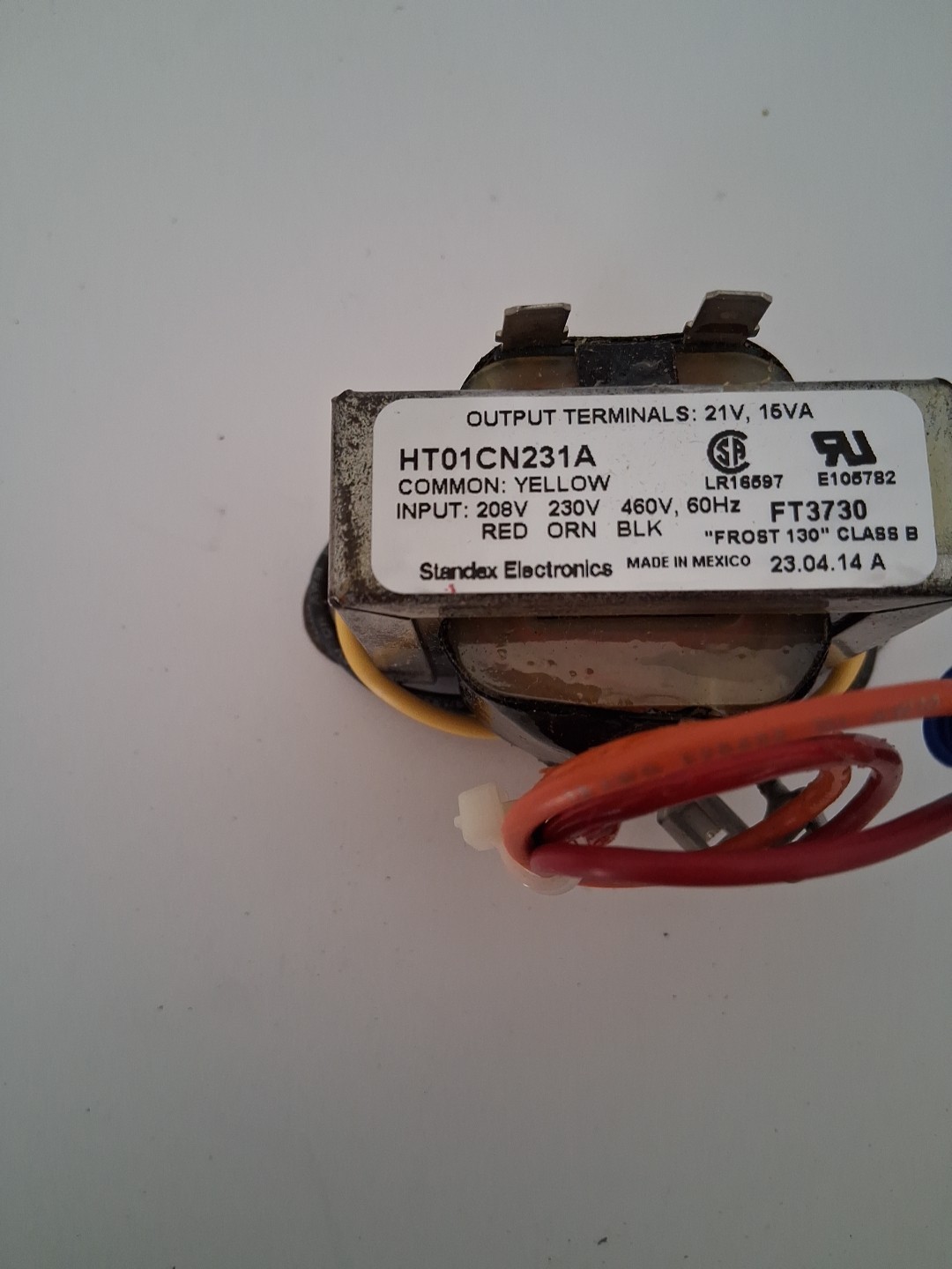 Carrier HT01CN231A HVAC Transformer 60Hz 208/230V 460V Out- 21V 15VA FT3720 NEW