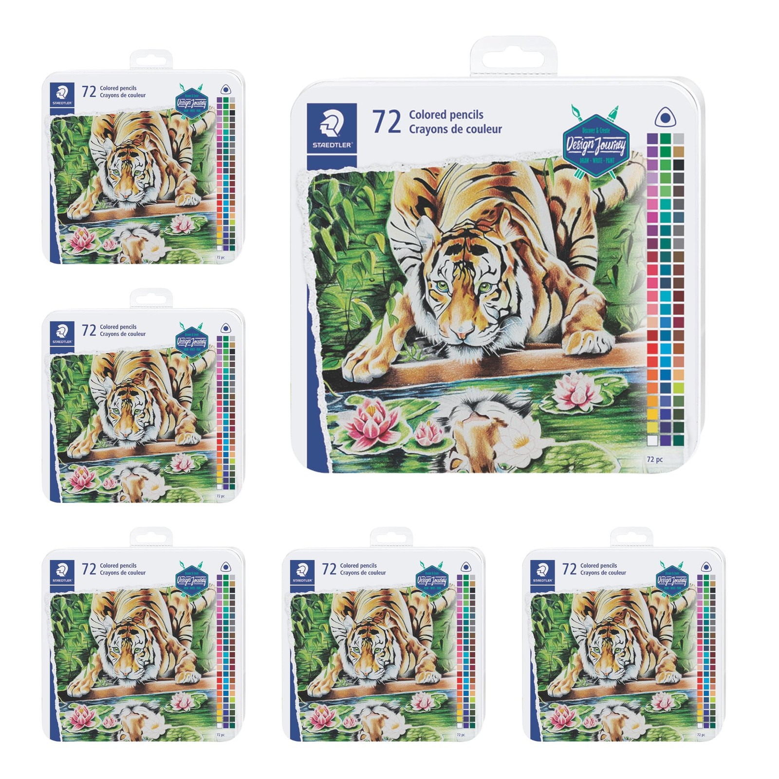 STAEDTLER Colored Pencils Set 6-Pack (6 1 Count (Pack of 432), Multicolor