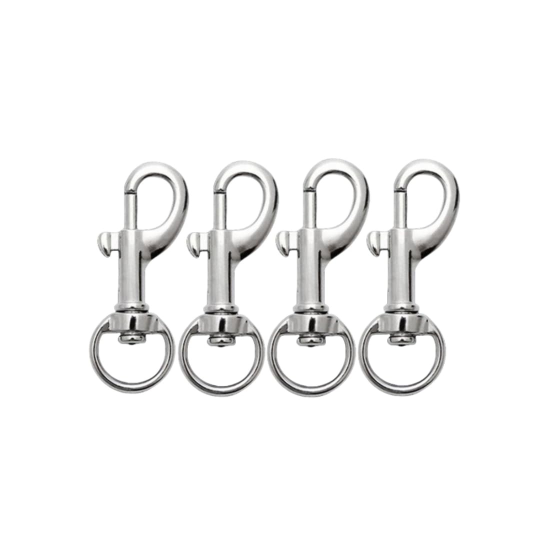 LuoQiuFa Flag Clips Swivel Snap Hooks, 4 Pcs Zinc Alloy 1.8 Inch Multifunctio…