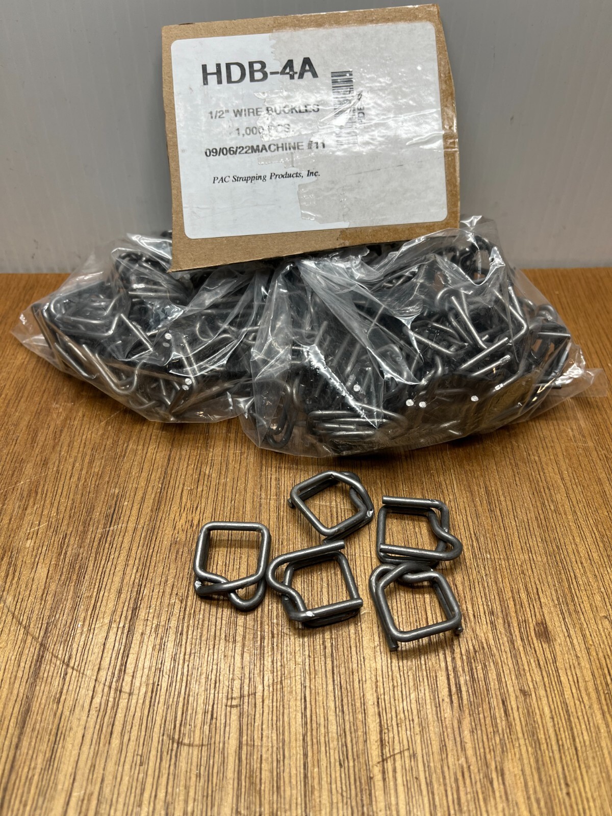 (Qty. 125) Pac Strapping Products HDB-4A Metal Buckles for Poly Strapping – 1/2″
