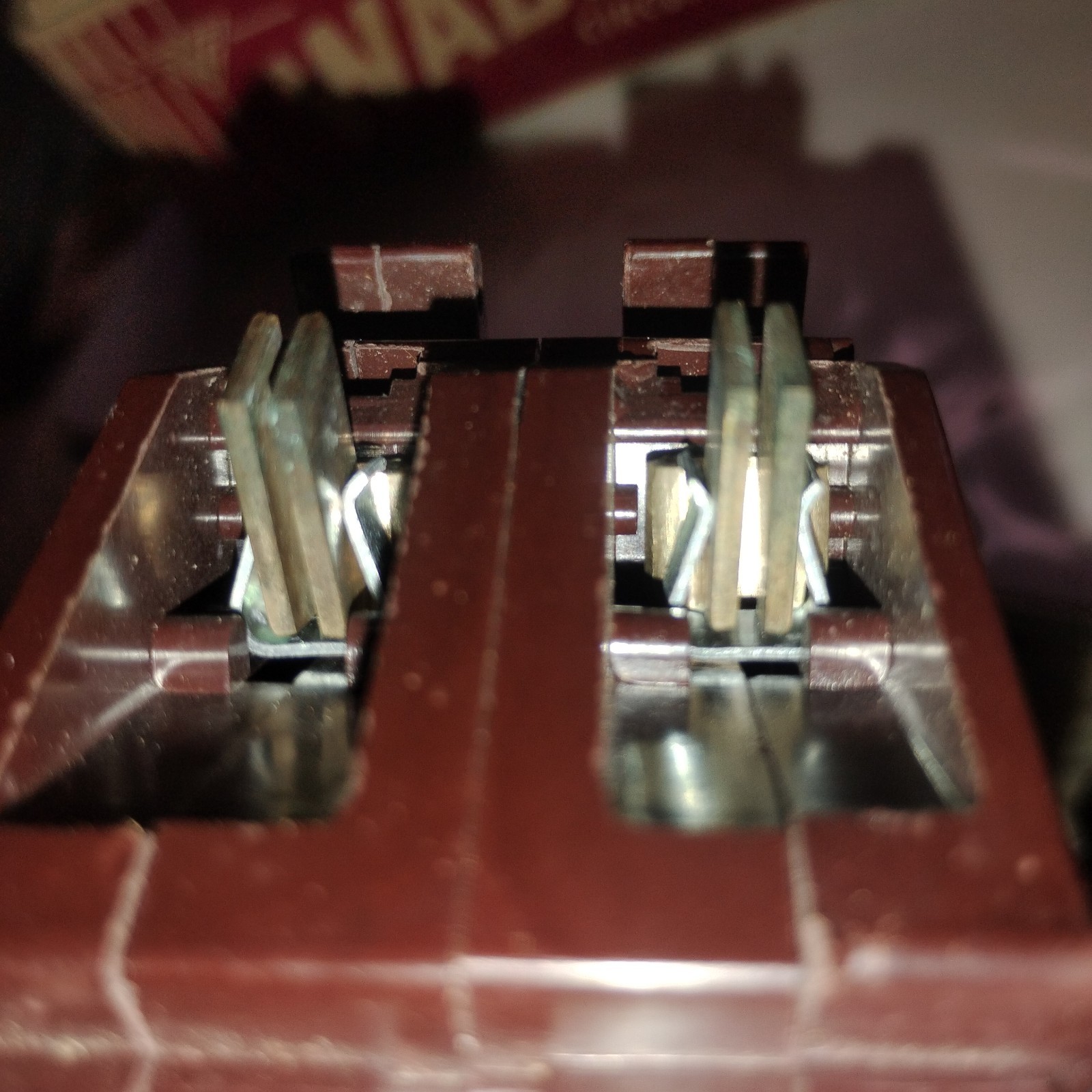 Wadsworth A250 50 Amp 2-Pole Circuit Breaker – Red Bar – Metal Feet – NOS