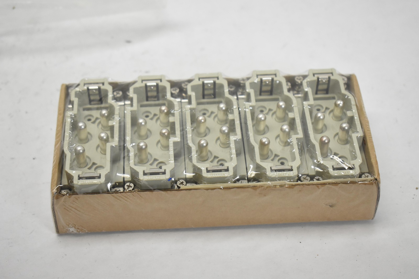 ILME CXM 4/0 4-Pole 80A Screw Insert Connector Blocks Gray Qty 5 600V Italy