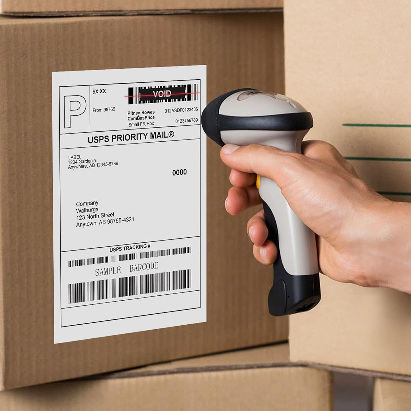 4x 6 Direct Thermal Shipping Labels, 1 Core, Perforated, 250 Labels per Roll,The